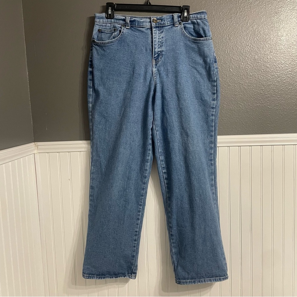 Classic Blue Wide Leg Women's Jeans